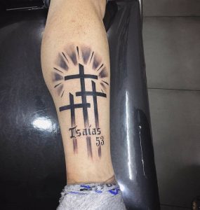 Three Cross Tattoo Tattoo Tattoos Cross Tattoo Meaning Heaven with regard to dimensions 1080 X 1135