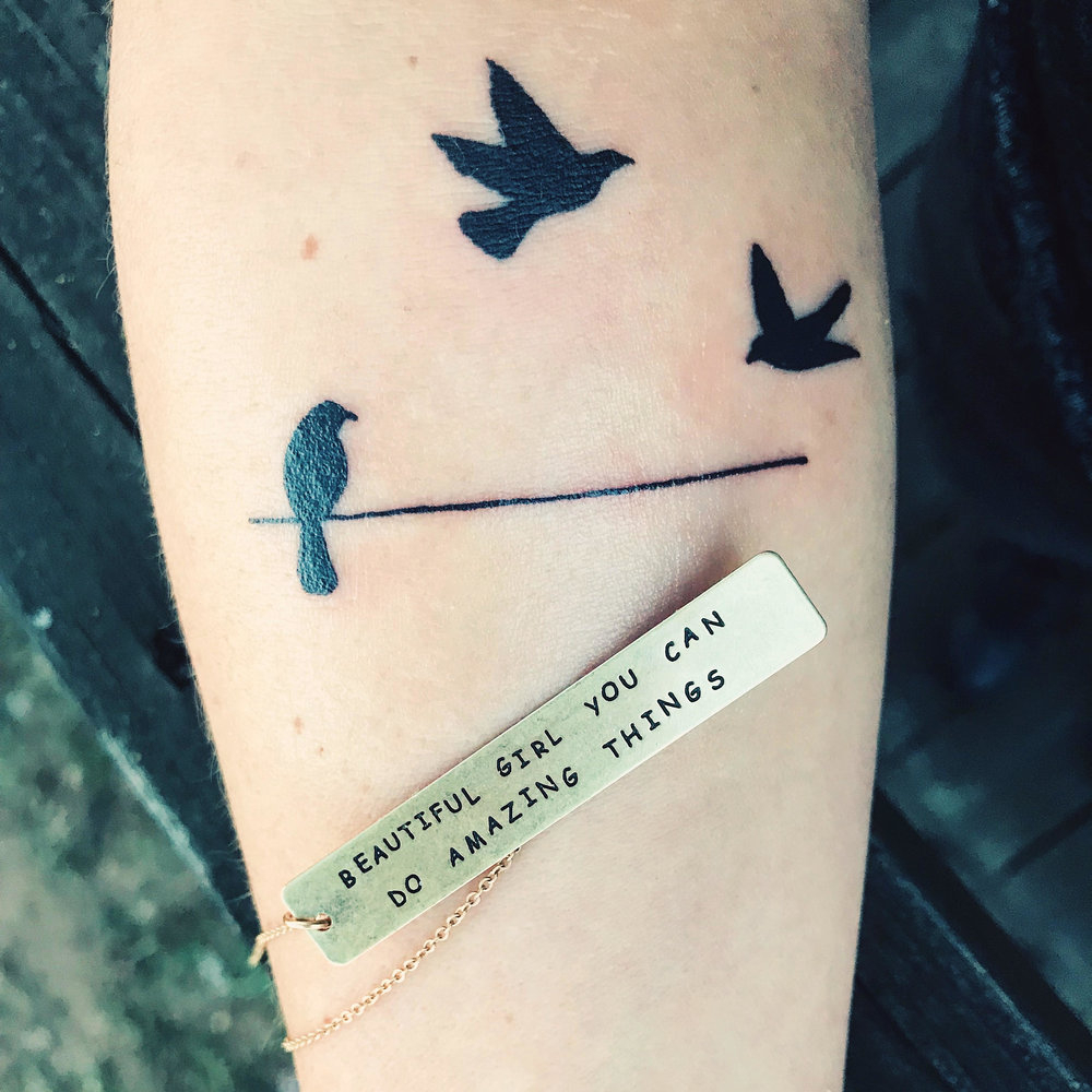 Three Little Birds Meaning Behind My New Tattoo Caroline Hob inside size 1000 X 1000