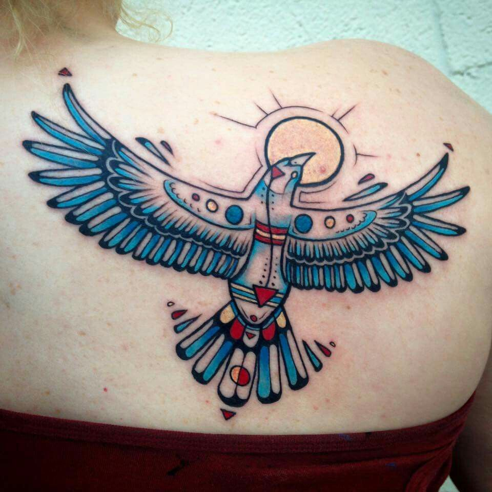 Thunderbird Native American Traditional Tattoo Beautiful Tatted inside size 960 X 960