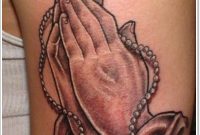 Top 25 Praying Hands Tattoos For The Faithful intended for dimensions 600 X 1539