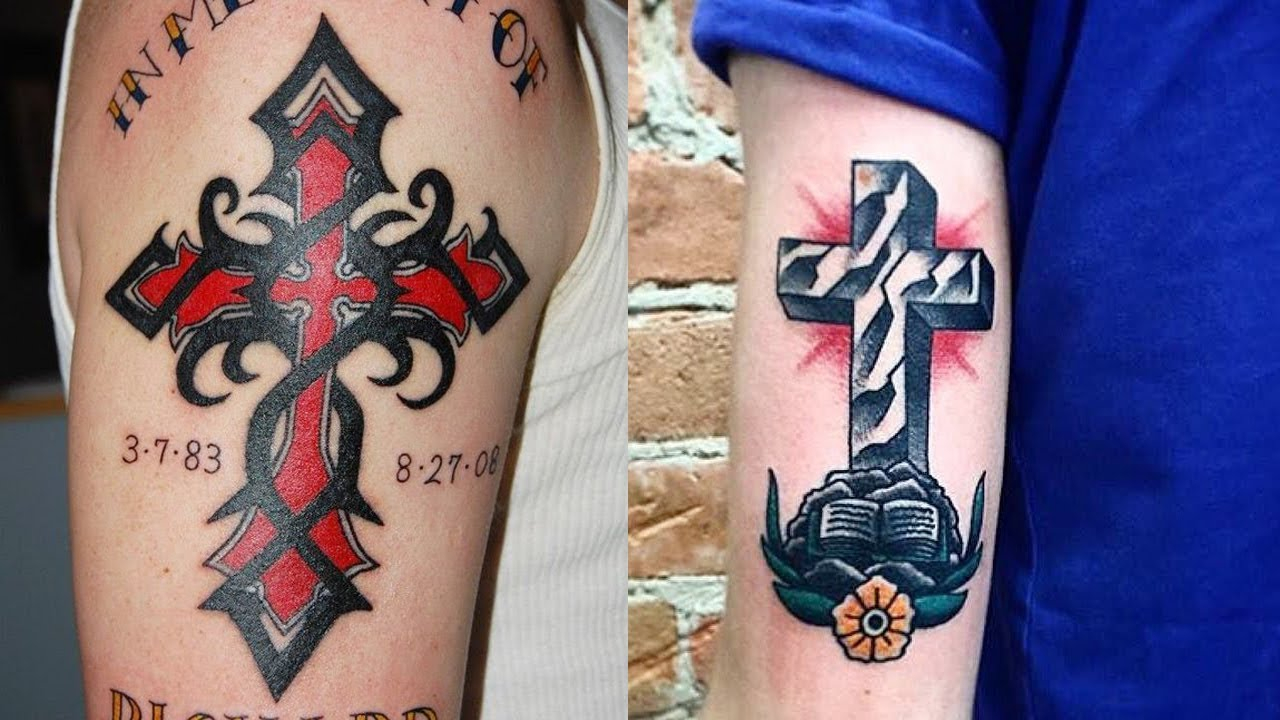 Top 30 Best Catholic Cross Tattoo Designs regarding measurements 1280 X 720