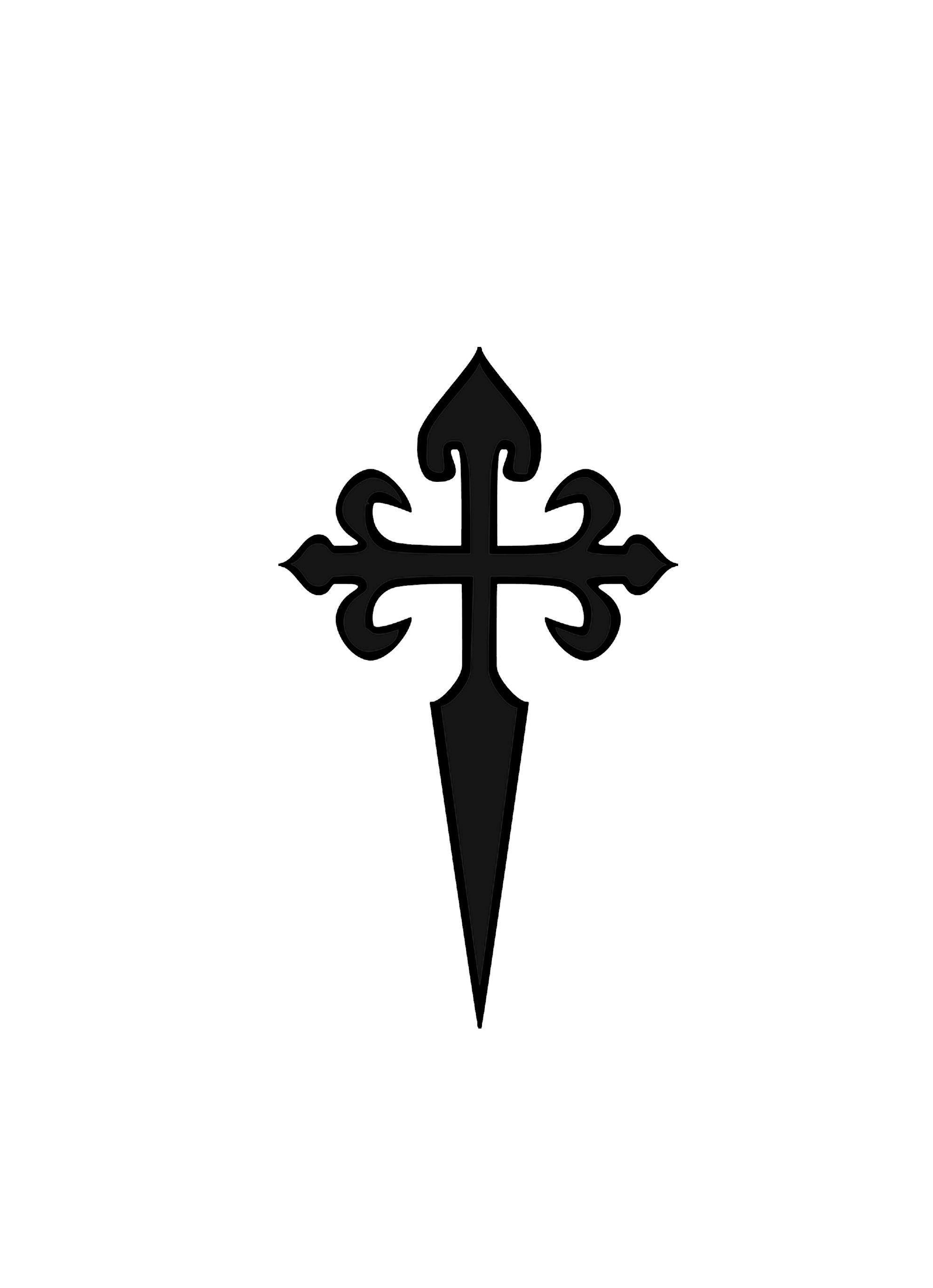 Traditional Cross Symbol Of Saint James The Ramsay Scallop with regard to sizing 1984 X 2740