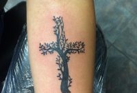 Tree Cross Tattoo Jezabell Morgan Jezabellmorgan Tattoos regarding size 1080 X 1349