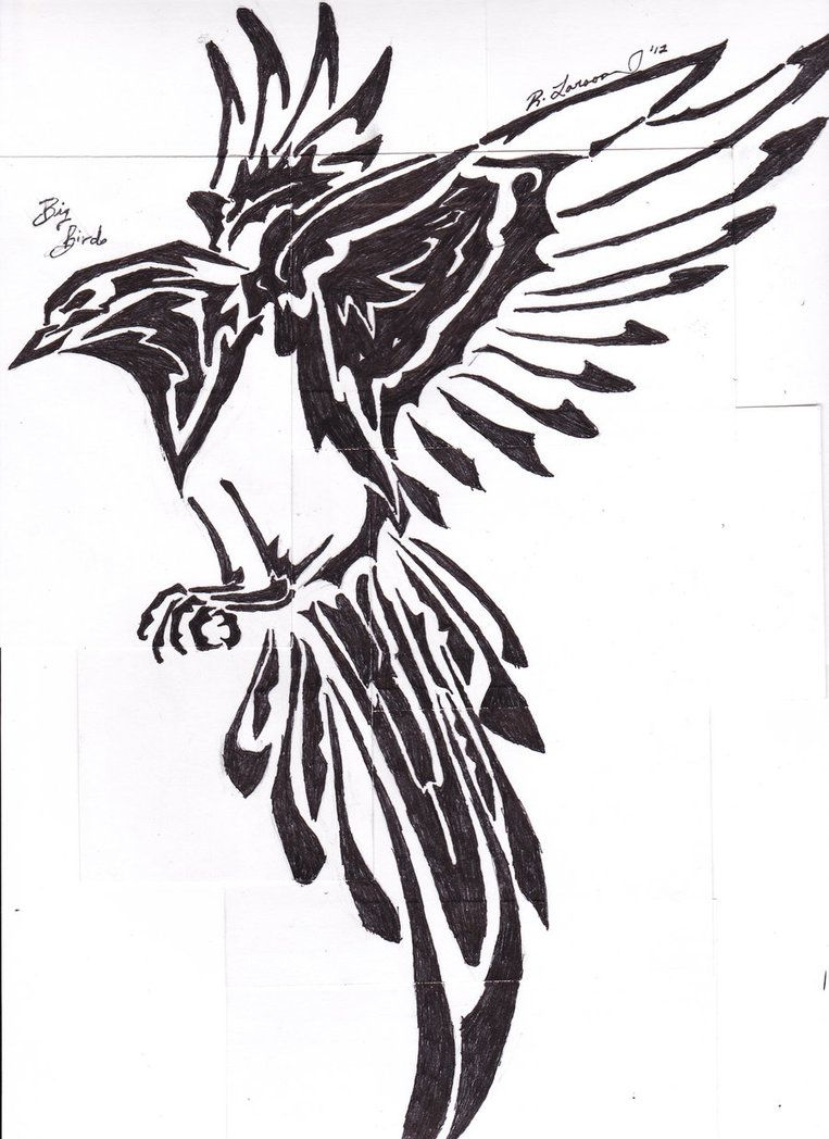 Tribal Bird Ryl1101 On Deviantart Tattoo Ideas Tribal Bird within dimensions 763 X 1048