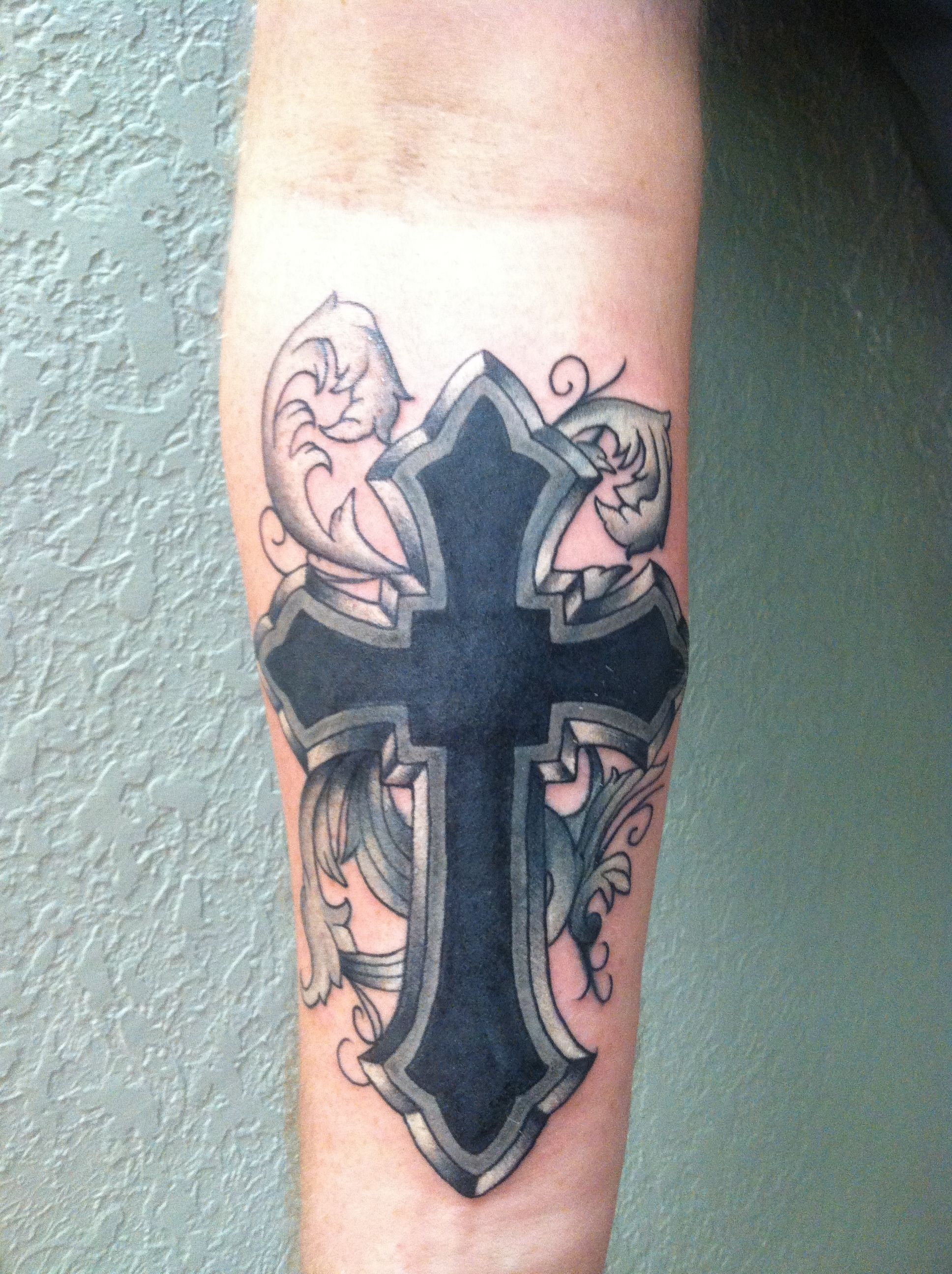 Tribal Cover Up Cross Tattoo Tattoos Binx Celtic Cross throughout dimensions 1936 X 2592