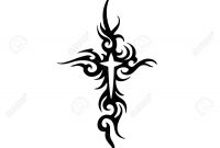 Tribal Cross Tattoo Design Royalty Free Cliparts Vectors And Stock pertaining to sizing 1300 X 1300