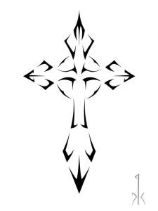 Tribal Cross Tattoo Sample Tattoobite Thingkin Inkin intended for proportions 774 X 1032