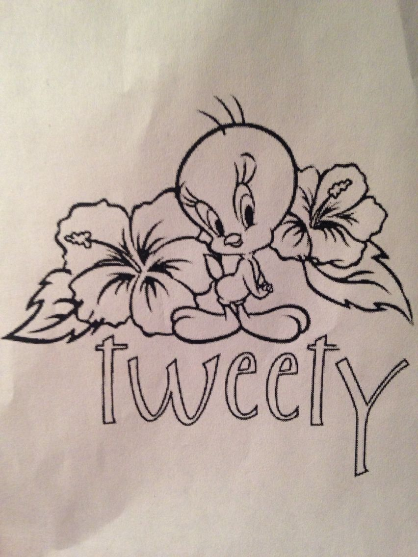 Tweety Tattoo Idea Tattoos Tweety Bird Drawing Tattoo Designs regarding dimensions 852 X 1136