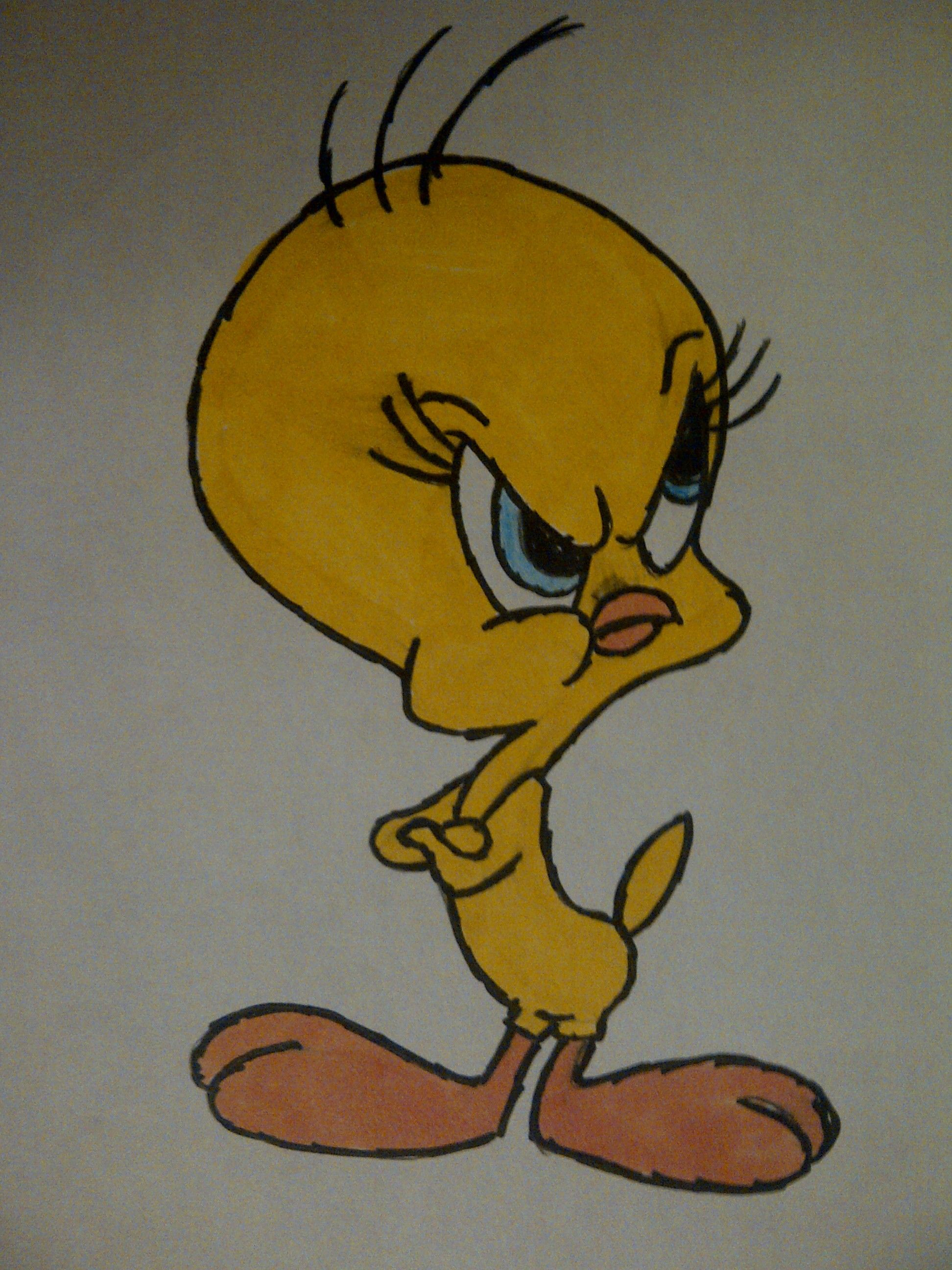 Tweety Tweety Bird Drawing Tweety Bird Tweety Bird in measurements 1944 X 2592