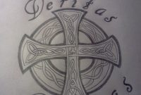 Viewing Gallery For Boondock Saints Cross Tattoo Forearm Design with regard to size 774 X 1032