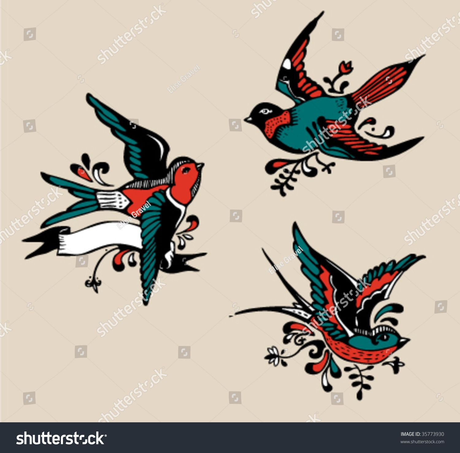 Vintage Birds Tattoo Chris Tattoos Vintage Bird Tattoo inside dimensions 1500 X 1476