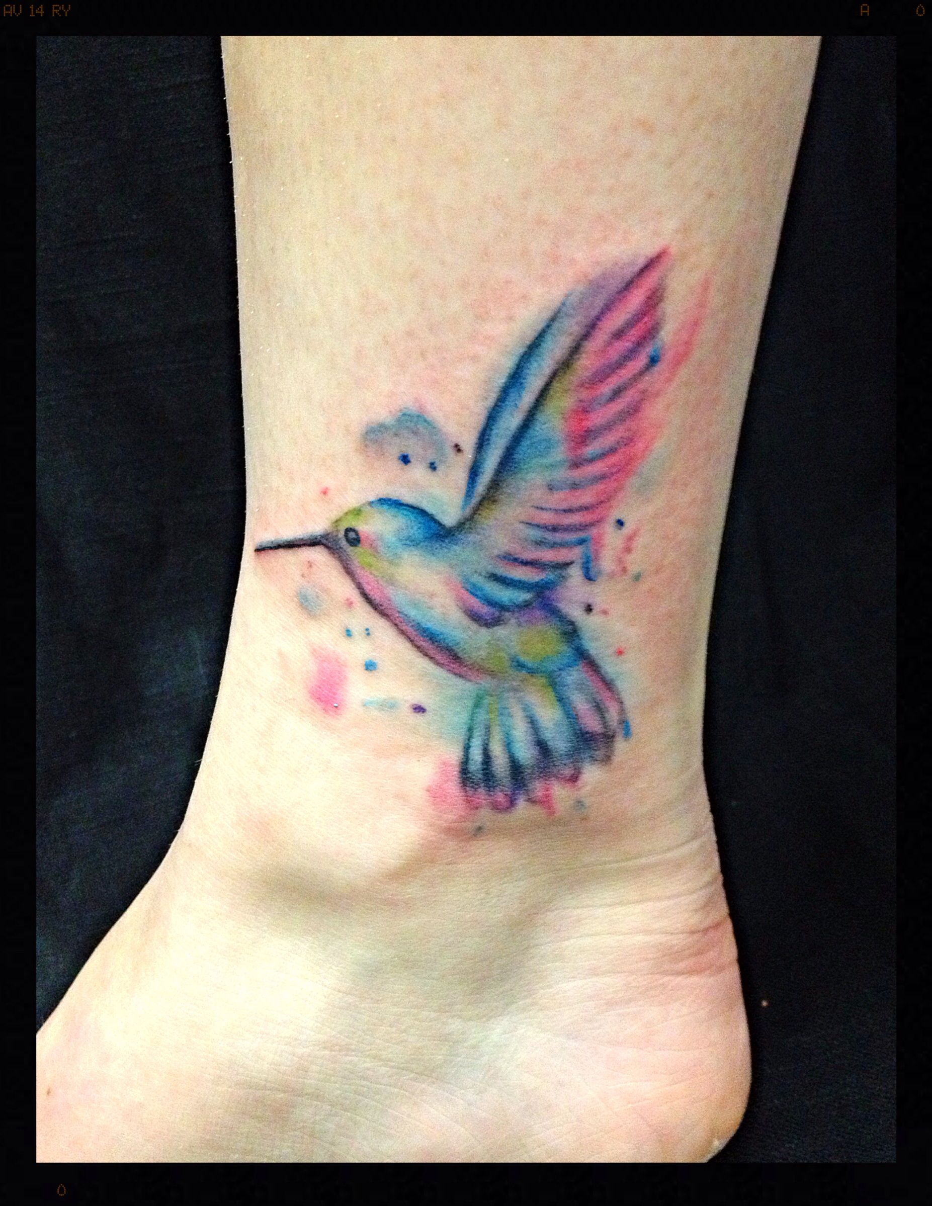 Watercolor Hummingbird Tattoo Tattoo Ideas Hummingbird Tattoo with proportions 1853 X 2398