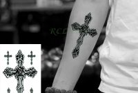 Waterproof Temporary Tattoo Stickers Cross Tribal Totem Fake Tatto for dimensions 1000 X 1000