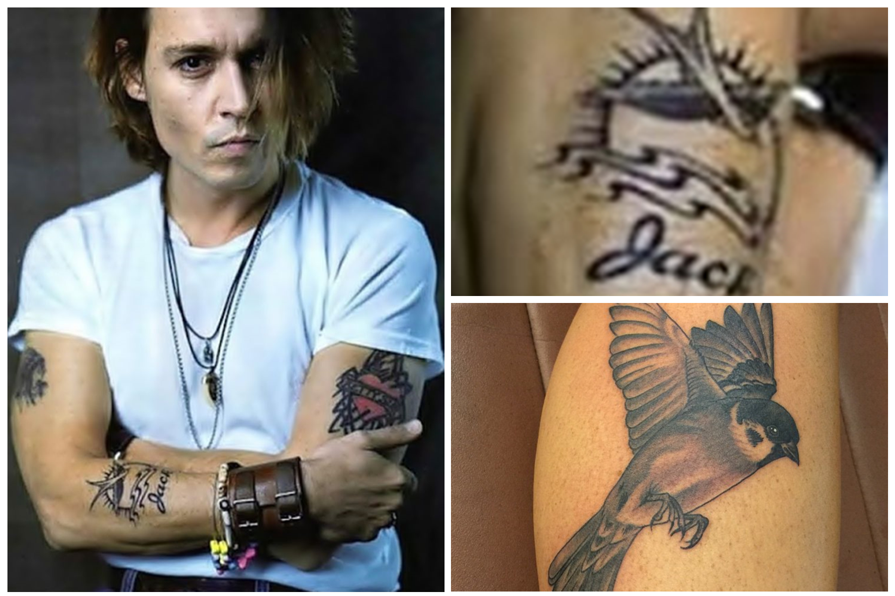 Whats Wrong With Johnny Depps Jack Sparrow Tattoo Its A regarding sizing 1800 X 1200