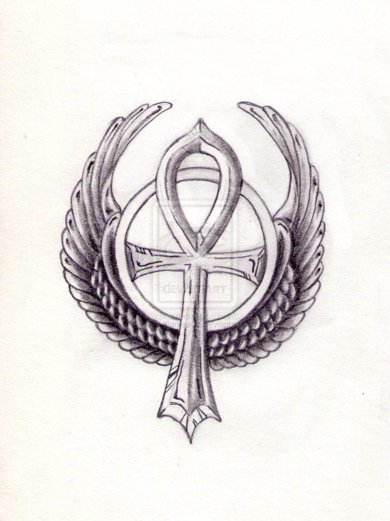 Wing Ankh Tattoo Ideas Tattoomagz Tattoo Designs Ink Works with regard to proportions 773 X 1033