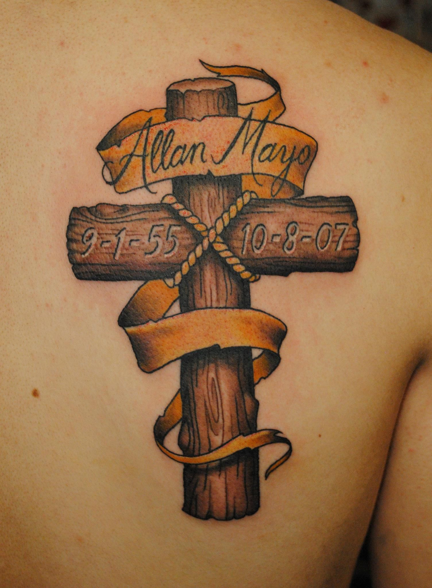 Woodgrain Cross Tattoo Pretty Cross Tattoo Tattoo Ideas pertaining to sizing 1504 X 2048