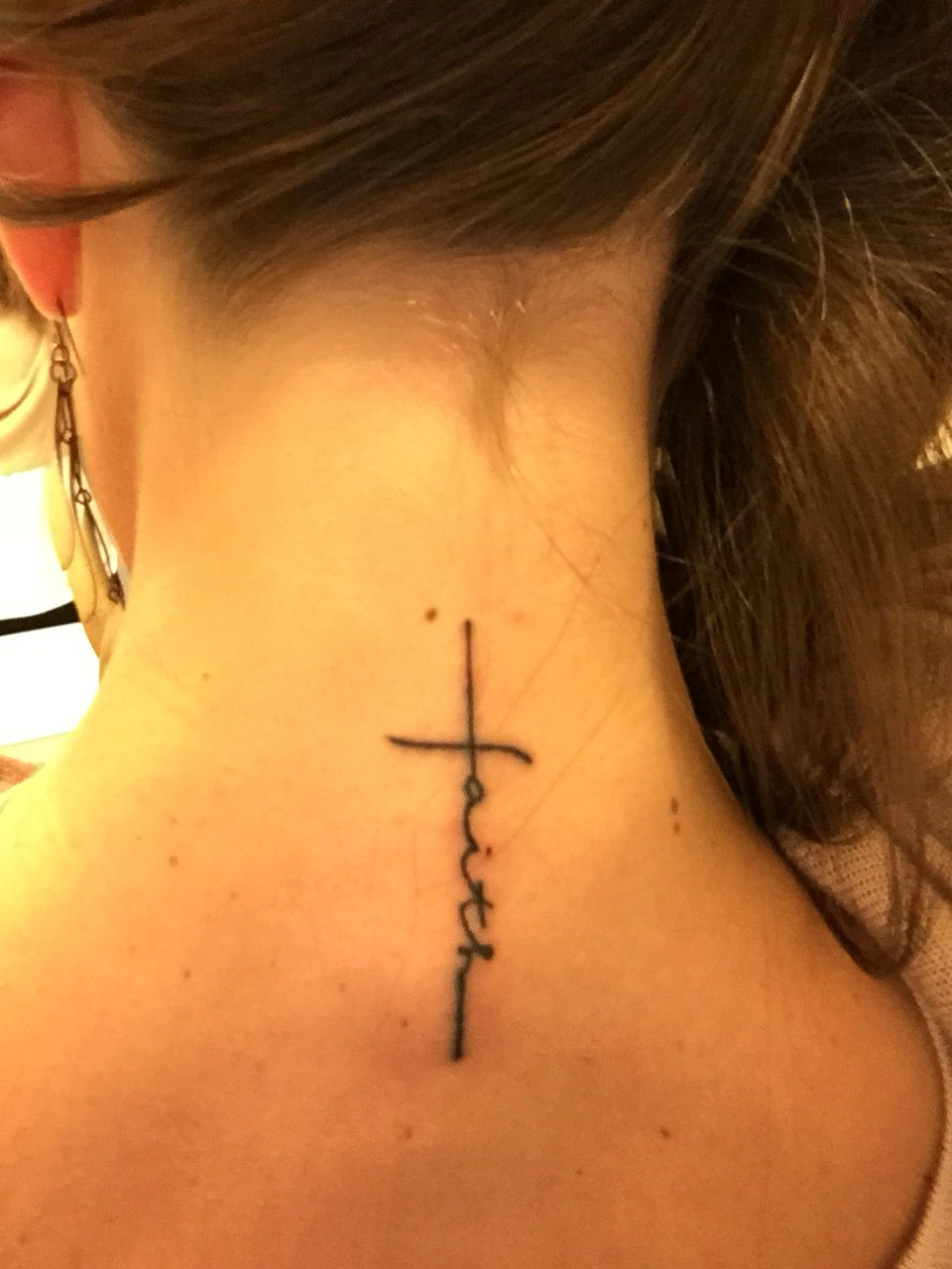 Words Incorporated Into The Cross Tattoo Christian Tattoos for measurements 960 X 1280