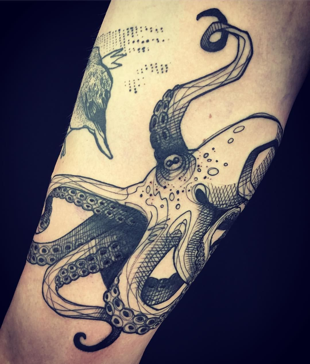 Works Everytime Tattoo Octopus Sketch Sketching Drawing Lines in proportions 1080 X 1267
