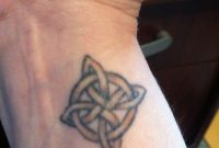 Wrist Tattoo 4 Pointed Celtic Knot Eternal Love Everlasting throughout sizing 1936 X 2592