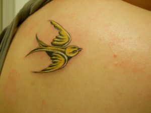 Yellow Bird Tattoo Bright Eyes Tattoo Collection for proportions 1600 X 1200