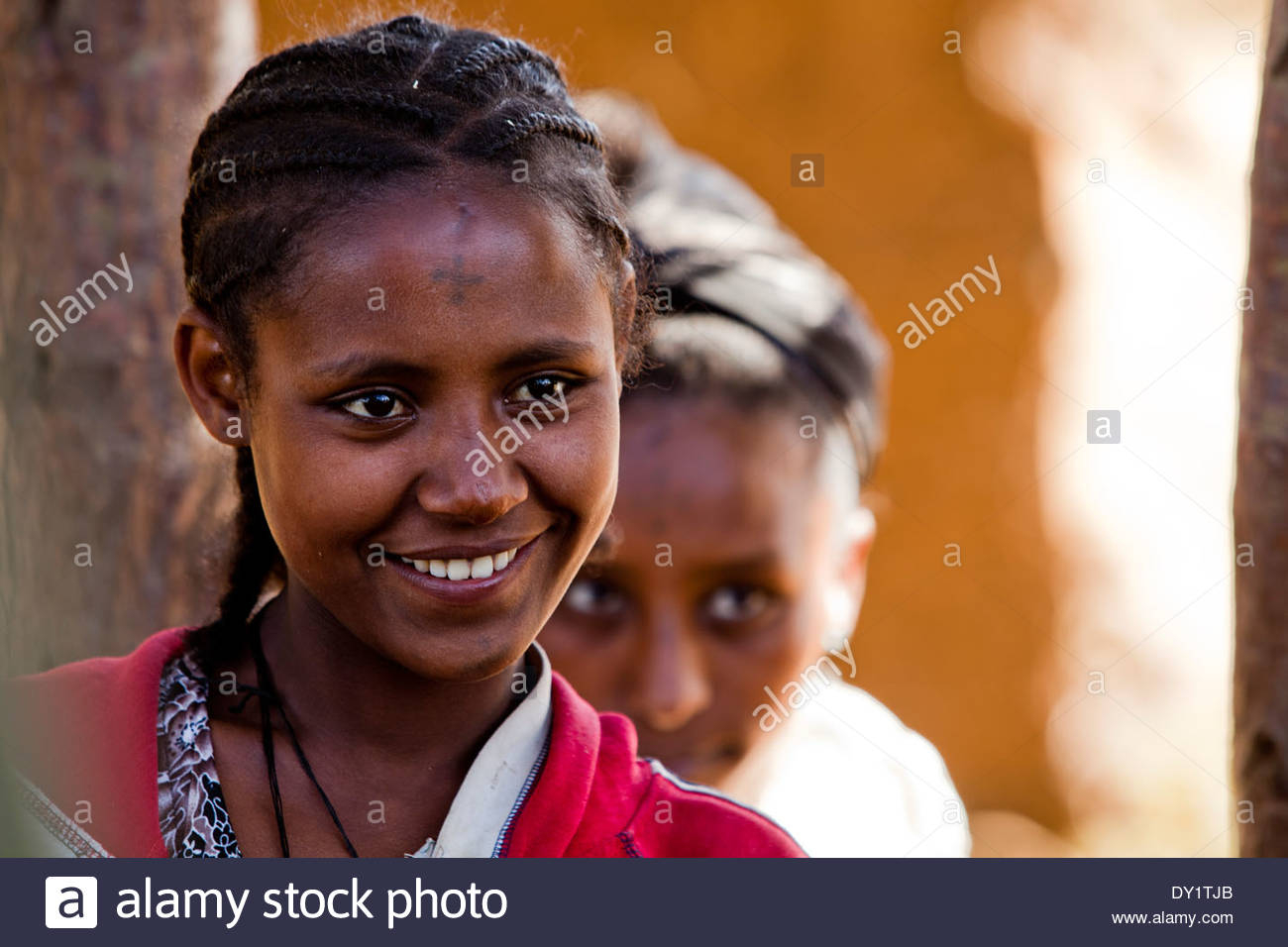 Young Pretty African Ethiopian Girls Cross Tattoo Stock Photo within sizing 1300 X 956