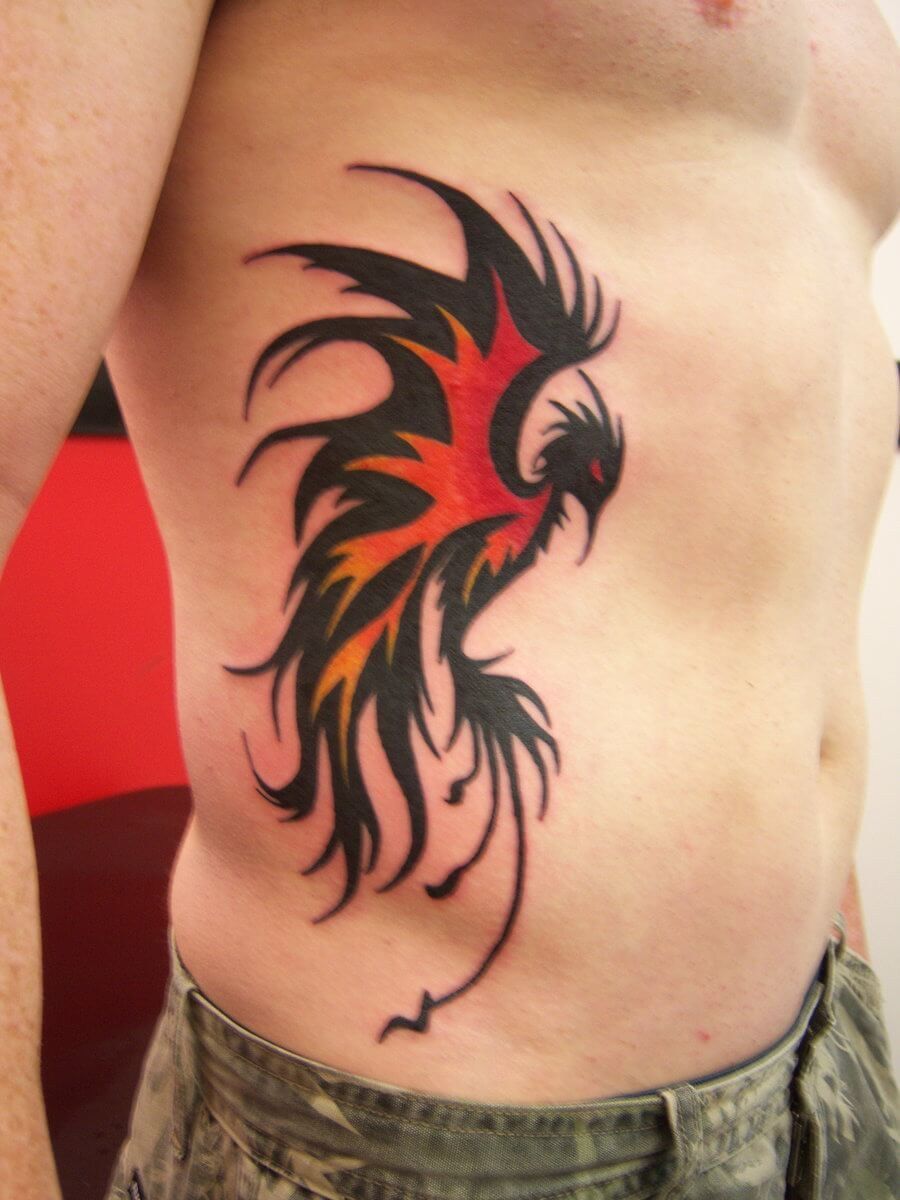 109 Best Phoenix Tattoos For Men Rise From The Flames Improb with regard to measurements 900 X 1200