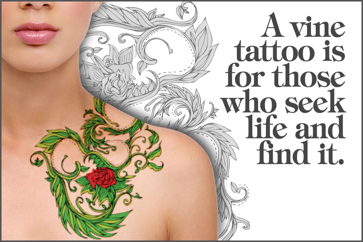 11 Beautiful Vine Tattoos That Are Perfect For The Shoulders inside measurements 1200 X 800