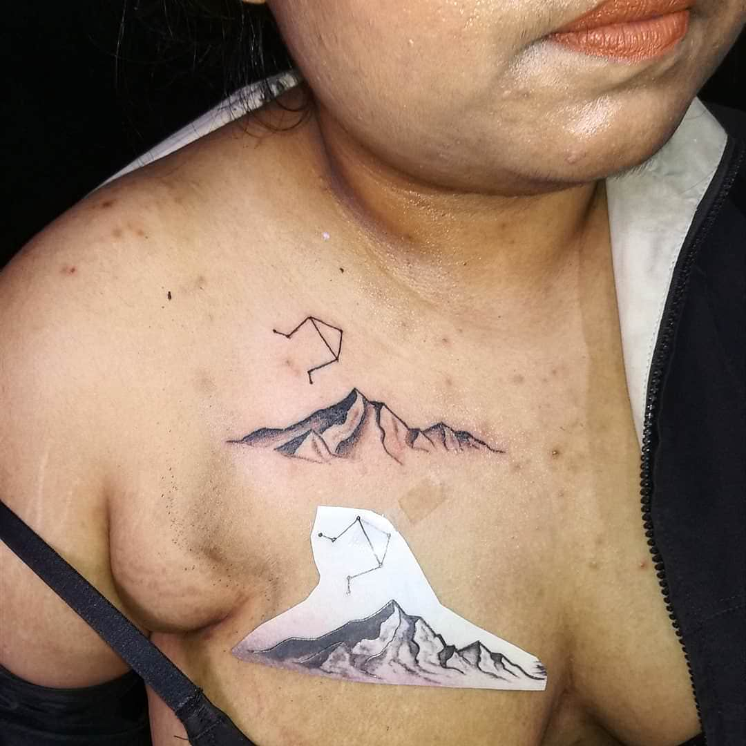 125 Best Mountain Tattoos Lets Climb High Wild Tattoo Art inside size 1080 X 1080