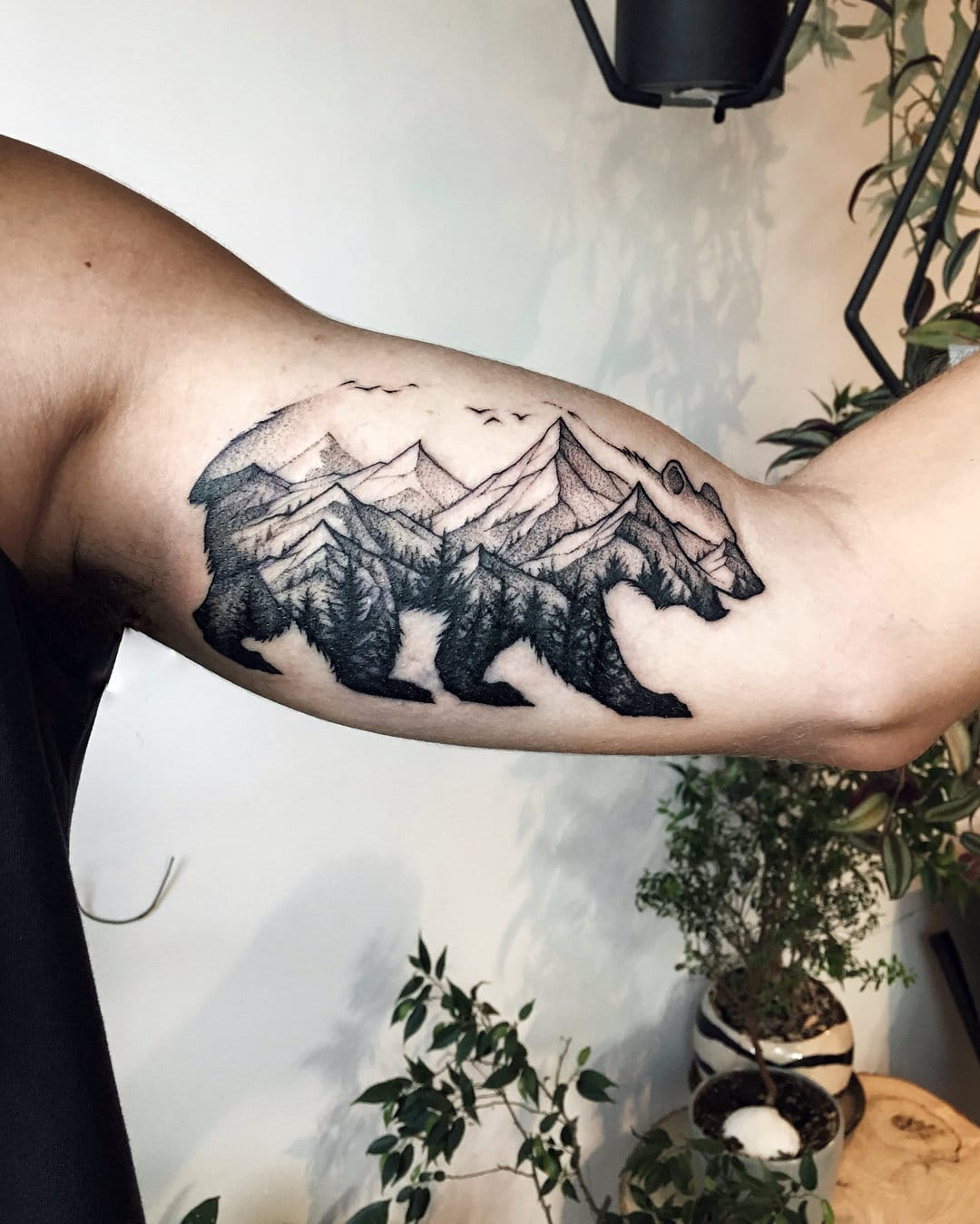 125 Best Mountain Tattoos Lets Climb High Wild Tattoo Art throughout propor...