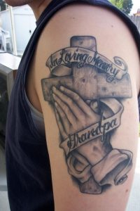 18 Praying Hands Tattoo Arts Designs And Images inside measurements 900 X 1350