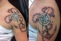 20 Awesome Anchor And Compass Tattoo Tats Anchor Tattoo Meaning throughout measurements 927 X 861