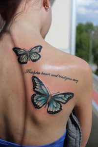 20 Cute Butterfly Tattoos On Back For Women Tattoos Butterfly pertaining to sizing 730 X 1095