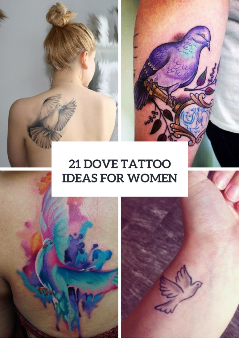 21 Dove Tattoo Ideas For Ladies To Try Styleoholic in sizing 775 X 1096