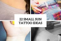 22 Small Sun Tattoo Ideas For Ladies Styleoholic inside measurements 775 X 1096