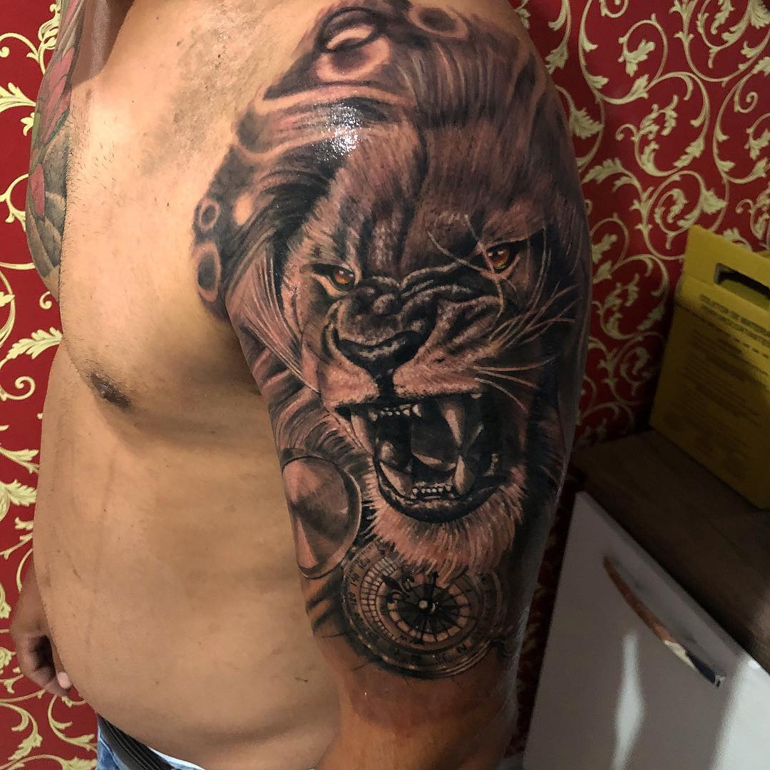 225 Coolest Lion Tattoo Ideas For Men This Year Rawiya within proportions 1080 X 1080