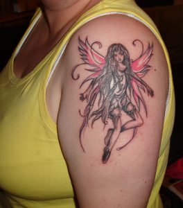 24 Fairy Tattoos Shoulder with sizing 1409 X 1600