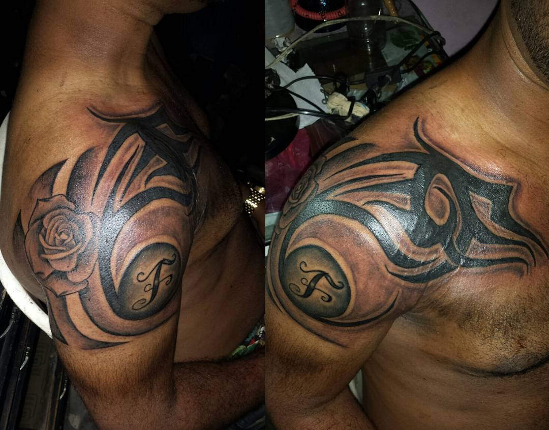 24 Tribal Shoulder Tattoo Designs Ideas Design Trends Premium in size 1080 X 846