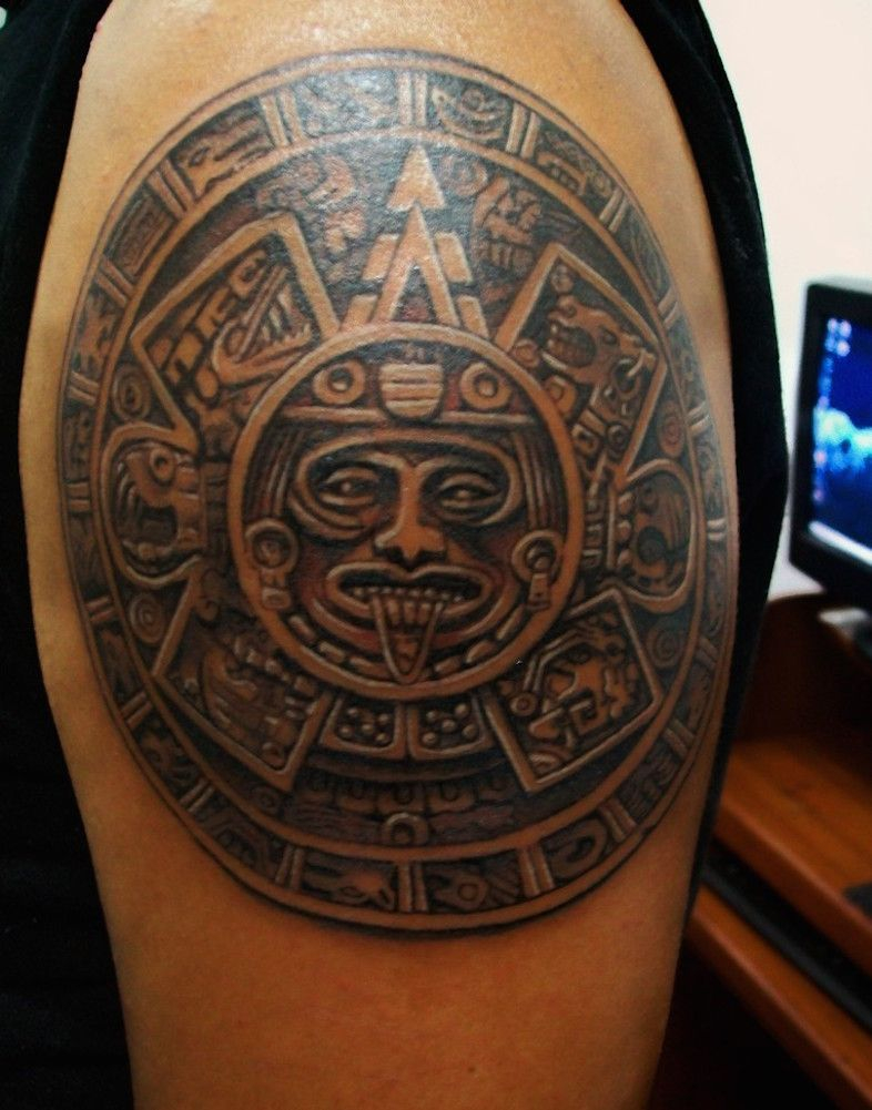 25 Best Aztec Tattoos Designs Ink Aztec Tattoo Designs Mexican intended for sizing 786 X 1001
