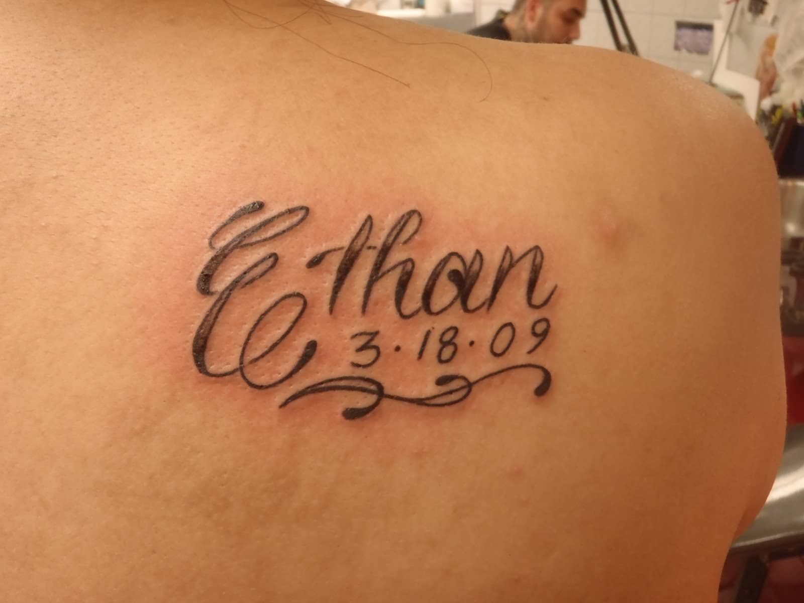 28 Name Tattoos On Shoulder pertaining to measurements 1600 X 1200