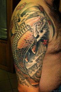 29 Best Fish Tattoos On Shoulder inside proportions 736 X 1108