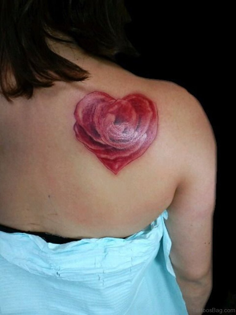 30 Greatest Heart Tattoos For Back with measurements 768 X 1024