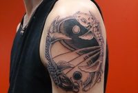 30 Trendy Yin Yang Shoulder Tattoos in dimensions 768 X 1024