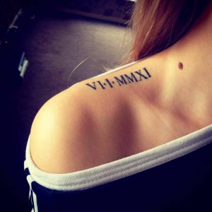 32 Best Roman Numerals Tattoos For Girls within sizing 1000 X 1000