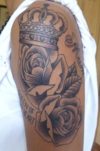 35 Amazing Queen Tattoos in size 800 X 1200