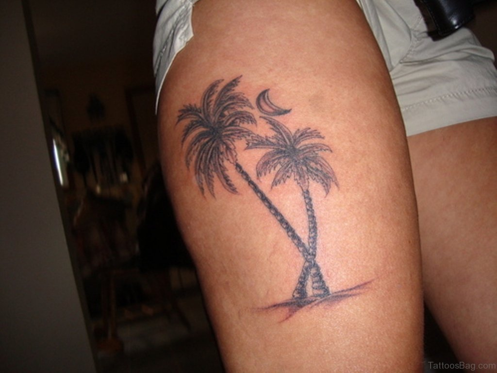 35 Fabulous Tree Tattoos On Thigh for sizing 1024 X 768