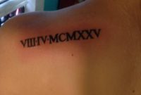 35 Roman Numerals Tattoos For Shoulder with sizing 1000 X 1000