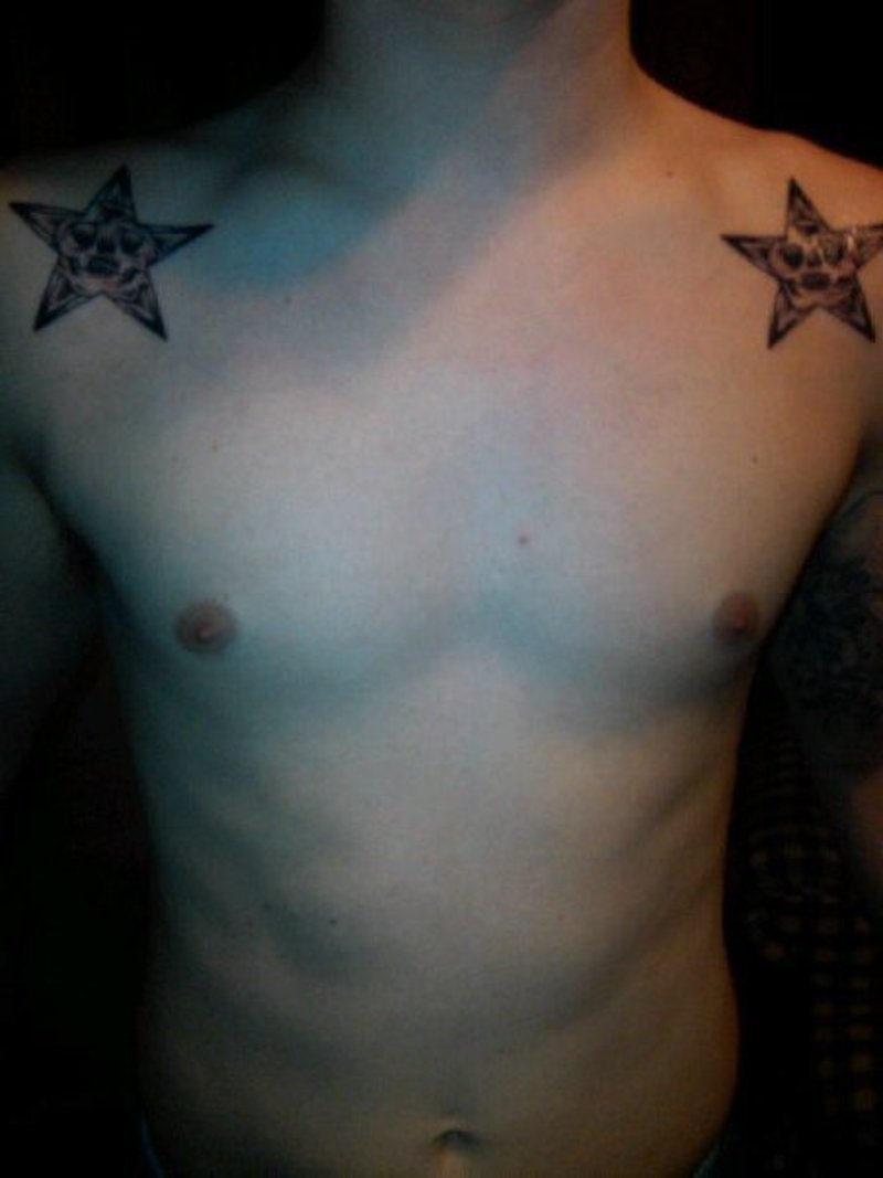 38 Star Tattoos On Shoulder for proportions 800 X 1067