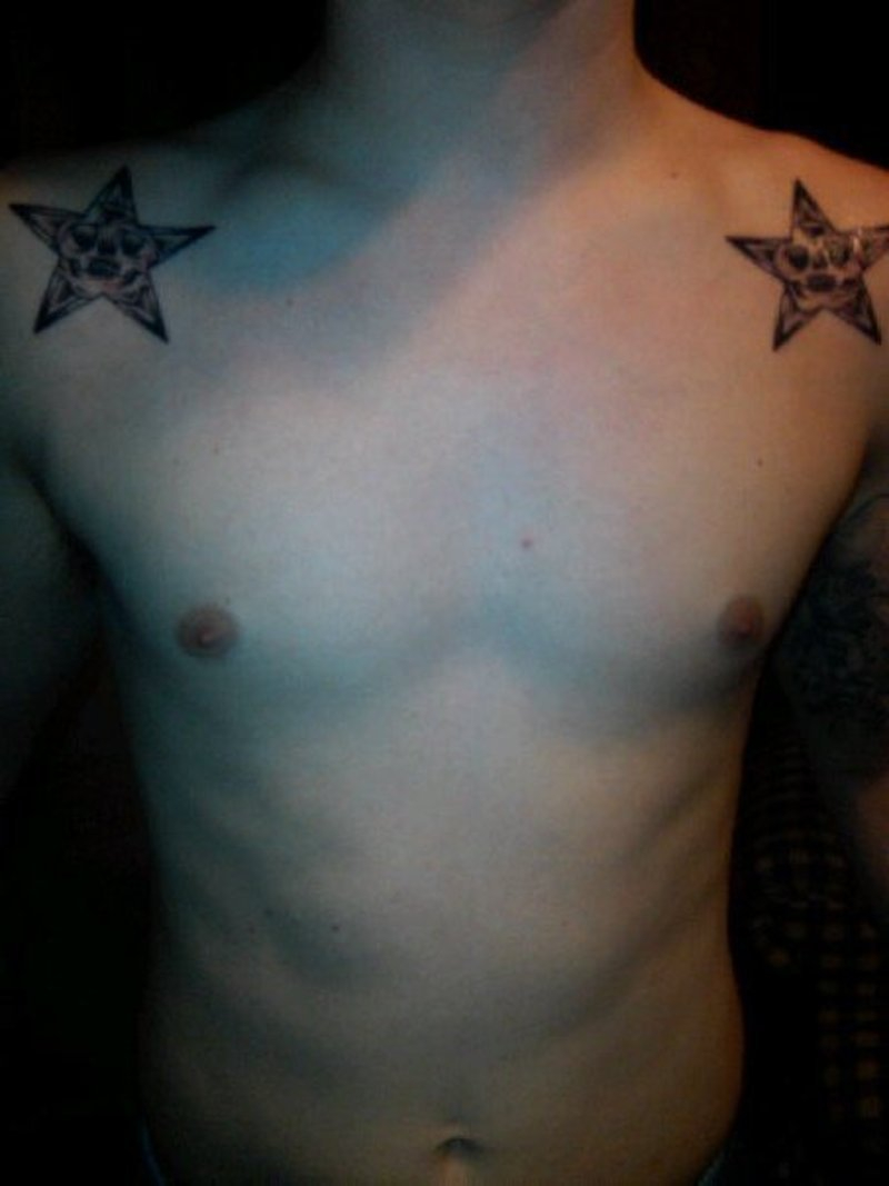 38 Star Tattoos On Shoulder within measurements 800 X 1067