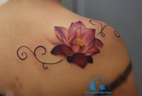 39 Lotus Tattoos On Shoulder with regard to measurements 960 X 840