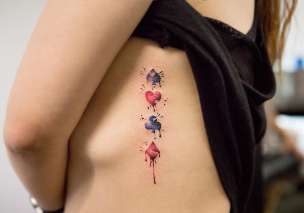 39 Pretty Watercolor Tattoo Ideas Thatll Convert Even The Biggest with sizing 1192 X 836